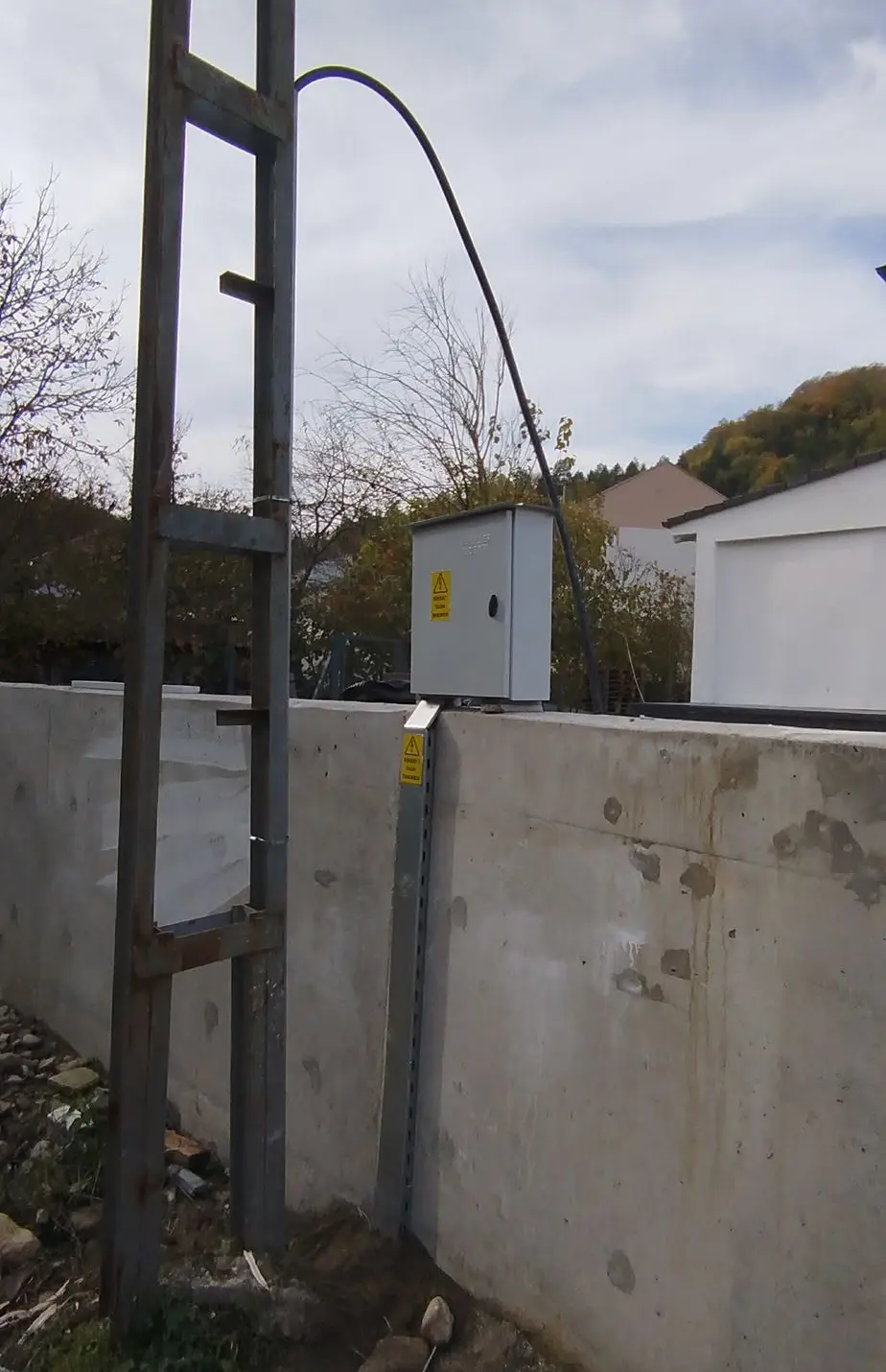 Türkeli Düzköyü Sefa Şentürk iki katlı konut — elektrik dis baglanti kofra